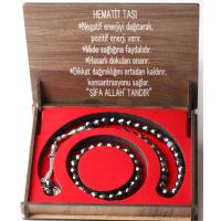 BİLEKLİK  DOĞALTAŞ ASTORY (HEMATİT TAŞI)