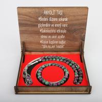 KUTULU 33 LÜ TESBİH BİLEKLİK SETİ ANYOLİT