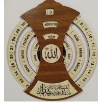 SONSUZ TAKVİM AHŞAP MİLADİ