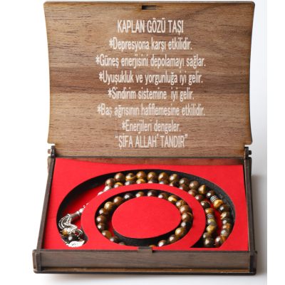 BİLEKLİK  DOĞALTAŞ ASTORY (KAPLAN GÖZÜ TAŞI)